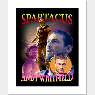 Spartacus Andy Whitfield Bootleg Posters and Art